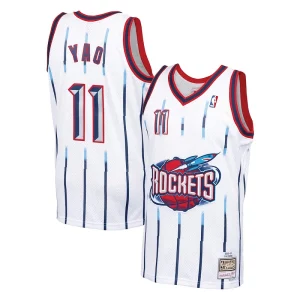 Yao Ming Houston Rockets Charming 2002 03 Hardwood Classics Swingman Jersey White - Giftez-le à un fan dévoué - Livraison en temps pour les fêtes
