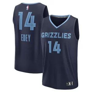 Zach Edey Memphis Grizzlies 2024 NBA Draft Fast Break Player Sophistiqué Jersey Icon Edition Navy - Pour les fans de la ligue - Un maillot authentique de la compétition
