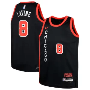 Zach LaVine Chicago Bulls Charming Nike Youth Swingman Replica Jersey City Edition Black - Giftez-le à un fan dévoué - Livraison en temps pour les fêtes