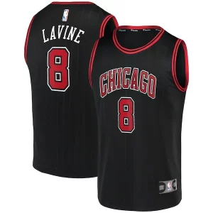 Zach LaVine Chicago Bulls Fast Break Team Unique Replica Jersey Black Statement Edition - Pour les fans de la ligue - Un maillot authentique de la compétition