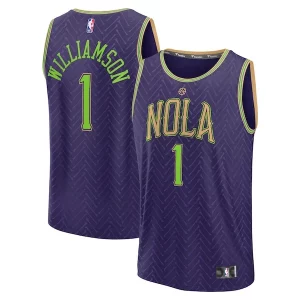 Zion Williamson New Orleans Pelicans 2024/25 Fast Break Player Jersey City Edition Prime Purple - Collectionner ce maillot rare - Augmentez la valeur de votre collection