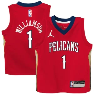 Zion Williamson New Orleans Pelicans Jordan Brand Toddler 2020/21 Jersey Red Statement Élégant Edition - Pour les amateurs de basketball passionnés - Livraison rapide