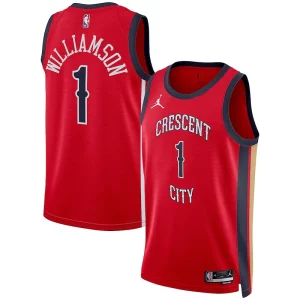 Zion Williamson New Orleans Pelicans Jordan Brand Unisex Swingman Authentique Jersey Statement Edition Red - Offre spéciale - Achetez maintenant et économisez