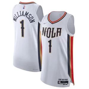 Zion Williamson New Orleans Pelicans Nike 2021/22 Swingman Jersey City Edition Unique White - Idéal pour les collectionneurs - Qualité premium garantie